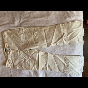 H&M cream dress capris